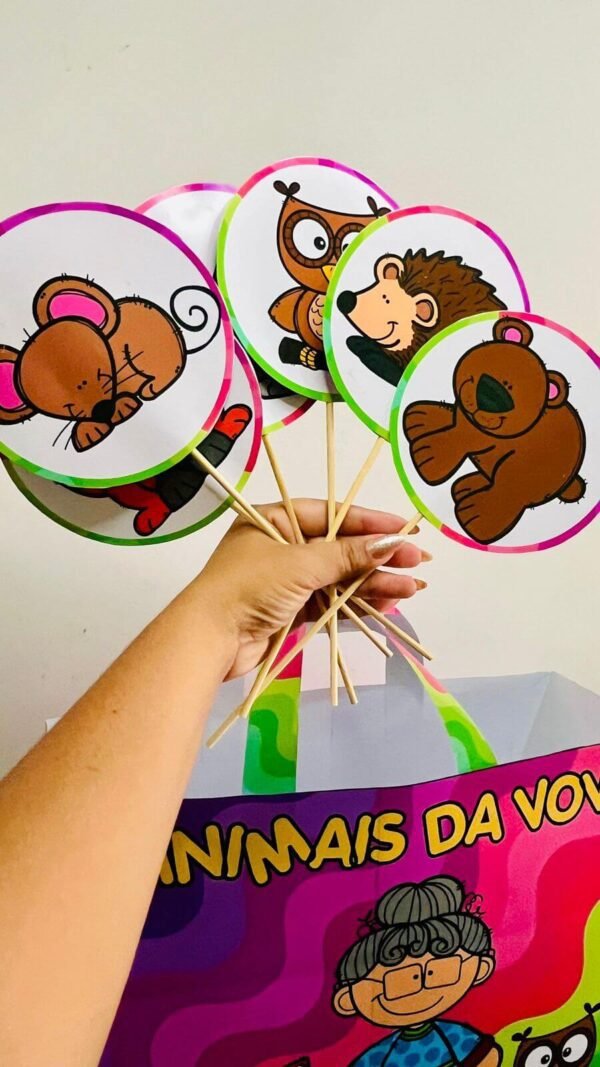 Sacola da Leitura: Os Animais da Vovó - Atividades Pro