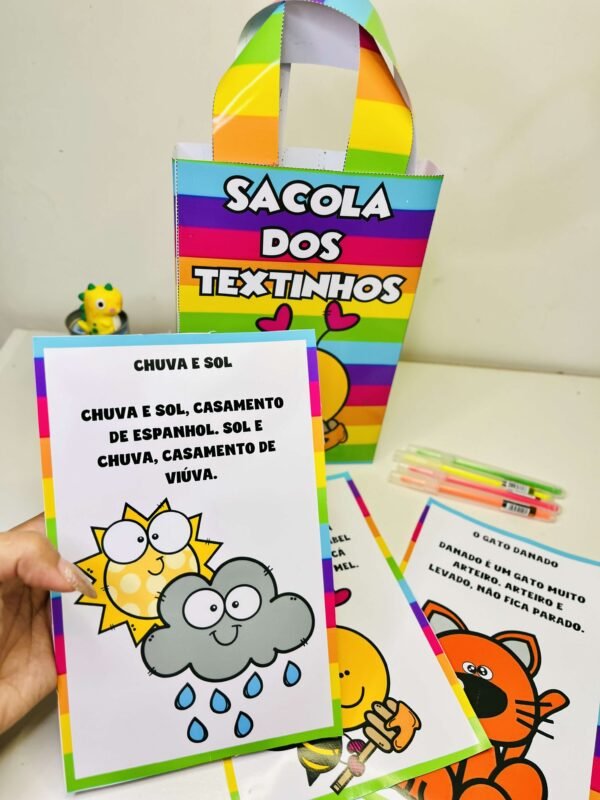Sacola dos Textinhos - Atividades Pro
