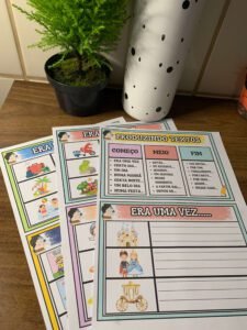 Fichas de Produção de Texto - Atividades Pro