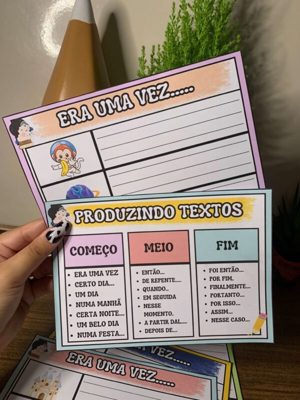 Fichas de Produção de Texto - Atividades Pro