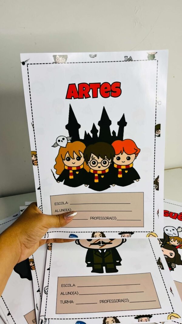 Capas de Caderno Harry Potter - Atividades Pro