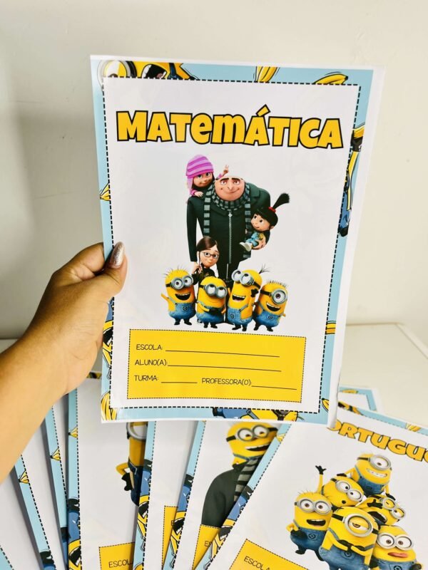 Capas de Caderno Minions - Atividades Pro