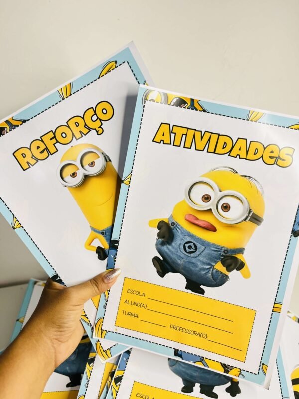 Capas de Caderno Minions - Atividades Pro