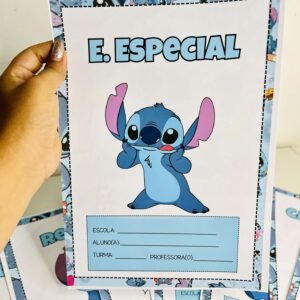 Capas de Caderno Stitch - Atividades Pro