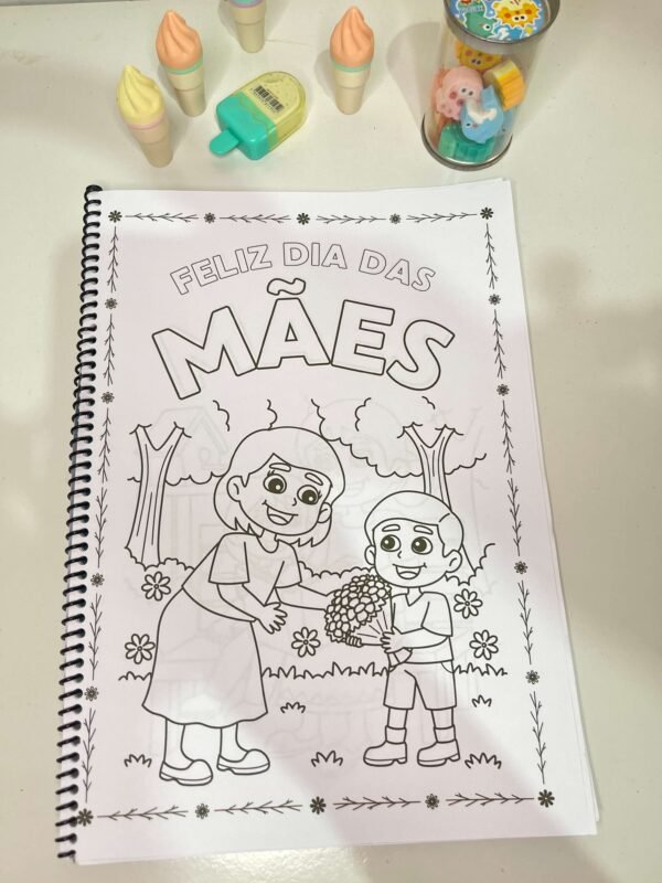 Atividades para Colorir - Dia das Mães