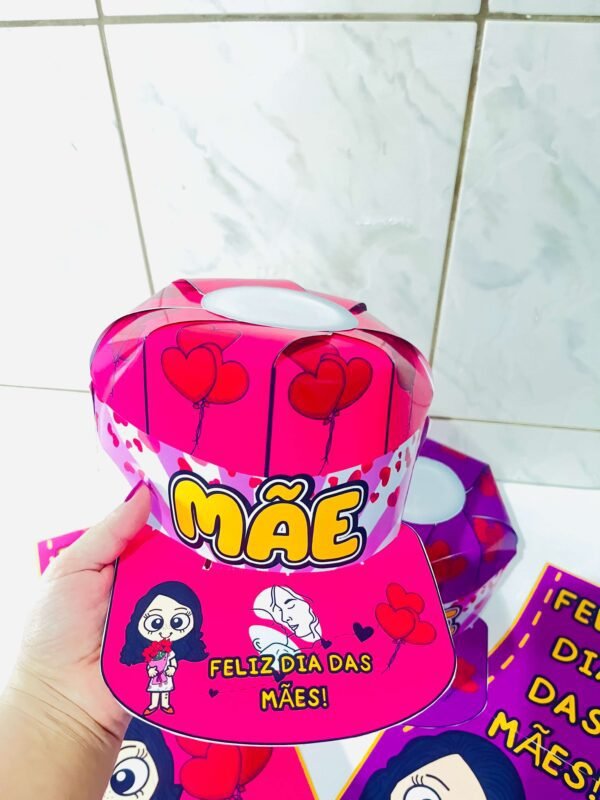 BONÉ DIA DAS MÃES e avental