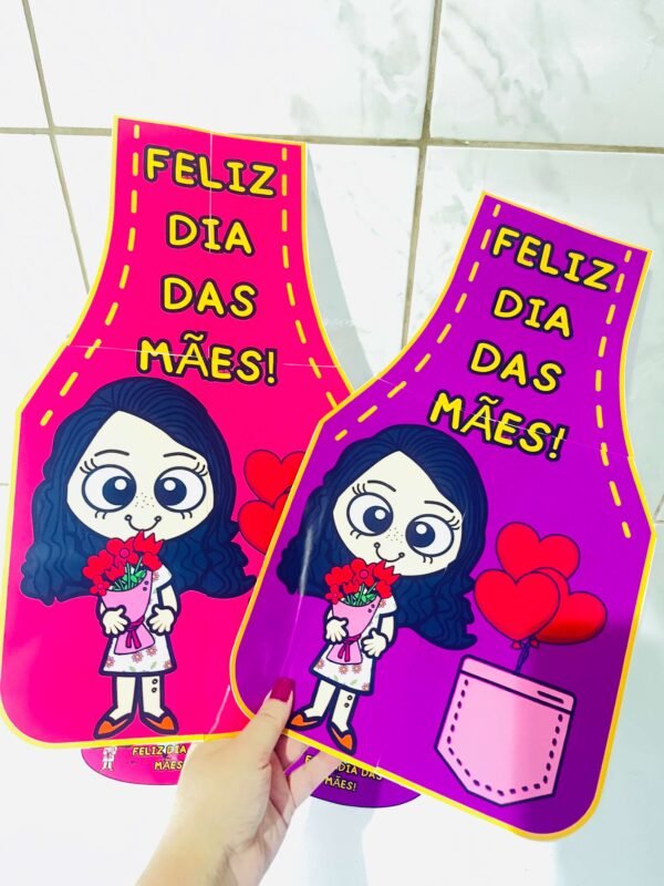 BONÉ DIA DAS MÃES e avental