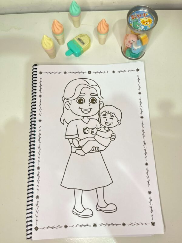 Atividades para Colorir - Dia das Mães