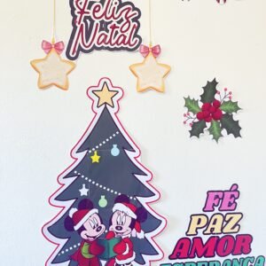Painel natal mickey e minnie