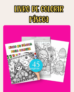 livro de páscoa para colorir