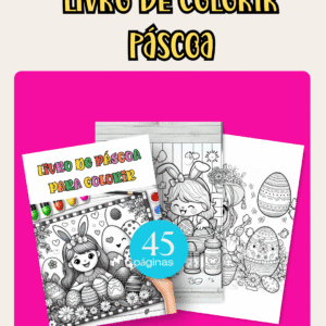 livro de páscoa para colorir